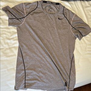 Nike Pro Men's Gray Performance Shirt